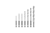 Bosch 7 tlg. ¼ Zoll Sechskant Holzspiralbohrer Set (für Holz, Professional Zubehör Bohrschrauber Standbohrmaschine)