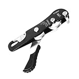 Gvblkq Handbetriebener Absteiger, automatische Verriegelung, Klettersicherungsgeräte, Outdoor-Panik-Handsteuerung, Down-Gerät für Klettern, Absteigen, Fallschutz, Hilfsschutz