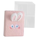 Veemoon Kleines Fotoalbum Satz PVC Sammelalbum A5 mit 10 Transparenten Innenseiten Reißfestes Kartenalbum zur Aufbewahrung von Fotos Postkarten und Sammlerstücken