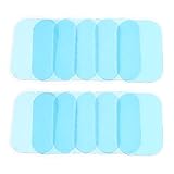 ZUNOXAZ 50 Stück Hydrogel Ersatz Pads 6X4cm für Bauchmuskelstimulator Dünne Hautfreundliche Gelkissen mit Rutschfester Haftung für Bauchmuskeltrainer und Gürtel Antiallergisch Geruchlos