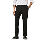 Amazon Essentials Herren Knitterfeste Stretch-Hose, Klassische Passform, Schwarz, 38W / 29L