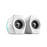 EDIFIER G2000 Bluetooth Gaming-Lautsprecher mit 3 Klangmodi und RGB-Beleuchtung mit 12 versch. Lichteffekten für perfekte Gaming-Atmosphäre. Anschlüsse: Bluetooth, USB (sound card) oder 3.5mm Klinke.