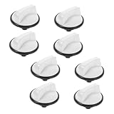 EXHUMKY 8 Stück Ersatzknöpfe für Waschmaschine Dual Tub Timer Knöpfe für Effizientes Waschen Kompatibel mit Verschiedenen Waschmaschinen