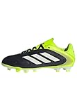 adidas Unisex Kinder COPA Pure III Club Firm Ground/Multi Ground Football Boots Kids, Core Black/Cloud White/Lucid Lemon, 36 EU