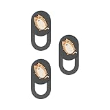 DAYnagh 3 x Cartoon-Kätzchen-Kamera-Abdeckungen für Laptop, PC, Web-Sichtschutzaufkleber, Handy-Kamera-Abdeckung