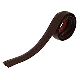 Angoily Randleiste Flacher Trennstreifen Für Den Boden Bodenabschlussleiste Vinyldielenböden Fugenmörtel Für Fliesen Anti-klebeband Trimmen Sockelleiste Zugluftstopper Für Türen Pvc Coffee