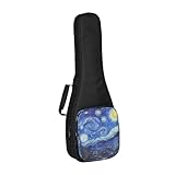 Oshhni Ukulele-Tasche, verstellbare Riemen, Schultertasche, Rucksack, tragbar, mit Zubehör-Aufbewahrungstasche, Tragetasche, 21inch