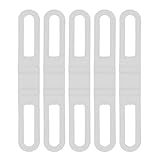 WKabnkn 5 Stück Fahrräder Silikonband Gummibänder Gürtel Bandagen Taschenlampenhalterung Ständer Fahrräder Licht Ersatz Befestigungsbandagen Gürtel Radfahren Lenker Ständer