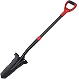 Meister Spaten mit Wurzelsäge - Für Wurzeln bis 3 cm - 195 mm Arbeitsbreite - Ergonomischer D-Griff - Für Garten, BAU & Landschaftspflege/Wurzelspaten/Spaten Garten/Wurzelentferner / 9872240