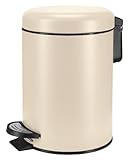 Kleine Wolke Kosmetikeimer One, Farbe: Natur, Material: Edelstahl/PP, Größe: Eimer 3 Liter 16,8 cm x 25 cm