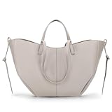 TIAASTAP Tote Bag Kunstleder Handtasche Damen Groß Shopper Tasche Elegante Schultertasche Gross Umhängetasche Henkeltaschen Shopper Bag Handbags Tragetasche Beuteltasche für Einkaufen Reisen