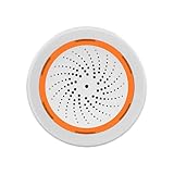 Haozee Smart Smart Siren Alarm, Tuya Zigbee Hub erforderlich, unterstützt Home Assistant Zigbee2mqtt, App-Steuerung, Stroboskop-Alarmsirene 90 dB Sounder