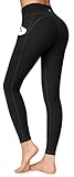 Ewedoos Sport Leggings mit Taschen Damen Sporthose Damen Lang Laufhose Yogahose Sportleggins Blickdicht Weich