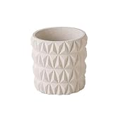 EQUALIZE Blumentopf, leichter Luxus-Blumentopf, runder Blumentopf, moderner einfacher Stil, Zementblumentopf, Desktop-Blumentopf, einfacher Übertopf (Farbe: A)