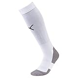 PUMA Herren Liga Socks Core Stutzen, Puma White-Puma Black, 43-46 (Herstellergröße: 4 )