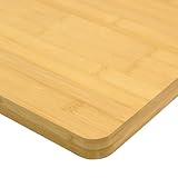 HEFZGDB Tischplatte 80x80x1,5 cm Bambus Desk Küchenarbeitsplatte Esstisch Bürotisch für Studienraum Büro Küche Konferenzraum
