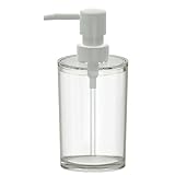 3er-Packung Flüssigseifen-Pumpspender aus durchsichtigem Kunststoff, Fassungsvermögen 12 oz