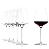 Stölzle Lausitz Bordeauxgläser Quatrophil 6er-Set 645 ml – Hochwertige Weingläser ideal für Bordeaux – Elegante Rotweingläser aus Kristallglas für maximale Aromaentfaltung – Spülmaschinen- & Stoßfest