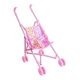 Babypuppenwagen - Puppenbuggy | Kinder Kinderwagen für Puppen | Realistisch vorgetäuschtes Spielzeug | Interaktiver Kinder-sicherer Kinderwagenspielzeug für, Familie, Versammlung, Kindergarten