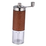 POPETPOP 1Stück Manueller Kaffeebohnenmühle Einstellbarem Mahlgrad Handlicher Kaffeebereiter Für Gewürze Nüsse Und Leicht Zu Reinigen Abnehmbares Design