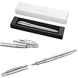 Pelikan Jazz® Noble Elegance P36 Füllhalter mit Gravur Geschenk - einzigartige Stifte mit Namen - personalisierte Geschenke - Füllfederhalter personalisiert (Silber)