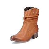 Rieker Damen Klassische Stiefeletten 73170, Frauen Stiefeletten,halbstiefel,Kurzstiefel,uebergangsschuhe,uebergangsstiefel,braun (24),39 EU / 6 UK