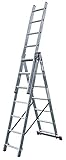 KRAUSE Corda VielzweckLeiter mit Treppenfunktion 3x7 Sprossen