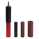 Handschleiftrommel für Bohrmaschine, 2er-Pack Spindelschleifer Adapter mit Gummidorn & Schleifpapier, elektrische Bohrmaschine Schleifaufsatz für Holz, Metall,