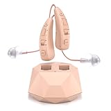 JYYRC Soundgerät für Senioren wiederaufladbare Soundgerät für Erwachsene mit Geräuschunterdrückung, bequemer Lautstärkeregelung, komfortablem Design, nahezu unsichtbar