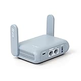 GL.iNet GL-MT3000 (Beryl AX) Mobile Reise-Router, WiFi 6 Router, VPN Mobiler WLAN Router Mobil, Pocket WiFi, 2.5G Gigacube Port, Travel WLAN Access Point for Glasfaser Modem, Openwrt/Wireguard/Home