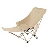 Outdoor Klappstühle,Leichter Campingstuhl | Höhenverstellbare Leichte Sitzliege Ergonomischer Campinghocker Für Erwachsene Im Garten Am