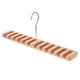 Generisch Gürtelaufbewahrung Gestell Aufhänger Trennwände Laufgürtel Gürtel Organizer Für Männer Gürtelhalter Für Kleiderschrank Veranstalter Gürtel Zum Aufhängen Gürtel Beige Holz