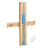 Sanduhr aus Holz für Sauna, 15 Minuten Sanduhr zum Entspannen (blau)