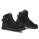 SHIMA SX-2 EVO LADY Motorradschuhe für Damen | Atmungsaktiv, Verstärkte Leder Biker Motorradstiefel Frauen mit Knöchelstütze, Rutschfeste Sohle, Schaltpolster (Schwarz, 39)
