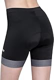 Santic Radlerhose Gepolstert Damen Radhose Fahrradhose Kurz Radsport Shorts Rennrad Hose XS
