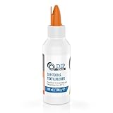 DIP-Tools Textilkleber Stoffkleber waschmaschinenfest I für Textilien Stoffe Polyester Jeans, Superkleber extra stark, transparent & wasserfest ohne Rückstände, geruchlos ohne Lösungsmittel (250ml)