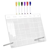 HAPINARY 1 Satz abwischbare Schreibtafel Whiteboard magnetisch Trockenlöschtafel flüssig schreibtafel schreib tablet Memo-Schreibtafel Acryl-Memotafel für zu Hause Transparent