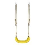Besreey Kinderschaukel, Schaukel für den Außenbereich, für Hängematte mit verstellbarem Seil, Trapez, rutschfest, für Park, Garten, Schule, Haus
