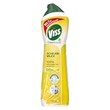 Viss Scheuermilch Citrus effektives Reinigungsmittel 100% kraftvoll gegen Fett und Schmutz mit 100% natürlichen Reinigungspartikeln 500 ml