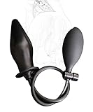 TRQOYTU Silikon Aufblasbarer Anal Butt Plug Dildo Mit Pumpe Verstellbarer Anal Plug Anus Vagina Butt Plug Expansion Stimulation Großer Anal Dildo SM Orgasmus Extrem Sexspielzeug Für Frauen Männer
