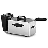 Orbegozo FDR 16 - Professionelle Fritteuse, einstellbares Thermostat, 1,5 l, Leuchtanzeigen, 1500 W