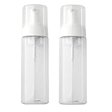 2 Stück 150 ml Leere transparente Kunststoff-Schaumstoff-Pumpflaschen, Schaumspender, nachfüllbar, Reise-Toilettenartikel, Handwäsche, Gesichtsreiniger, Shampoo, Kosmetikbehälter