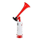 Signal Gas Horn - airhorn druckluft tröte,Handheld Air Pumpe Laut Sound Hand Signalhorn für Sportveranstaltungen Camping Auto Marine Boot Sicherheit Feueralarm Aluminium + ABS