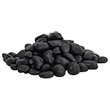 SKM Polierte Kiesel 25 kg Schwarz 2-5 cm,Tiere & Tierbedarf,Haustierbedarf,Aquaristik,Aquariumdekoration,Schwarz,25.65 kg,155328