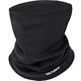 YANIKY Loopschal Multifunktionstuch Winddicht Schlauchschal Neckwarmer Herren Ski Gesichtsschutz Halstuch Thermal Fleece Sportschal Halswärmer für Skifahren Fahrrad Jogging ﻿ (Schwarz)