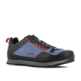 Alpina Lin 24 Wanderschuhe Herren und Damen – Leichte Trekkingschuhe mit Leder-Obermaterial, Robuste Zustiegsschuhe – Atmungsaktive Wanderhalbschuhe – rutschfeste Synthetik-Sohle