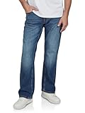 MUSTANG Jeans Herren Stretch Oregon Bootcut Jeanshose Hose Denim, Größe:W 36 L 32, Farbe:Medium Blue (702)