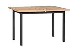 LeafDesign Esstisch, Holzklapptisch mit Einsatz, Stilvoller, Klassischer, Familientisch, Tisch für 4-6 Personen, Made in EU, Max 10' (120/160x70x75)
