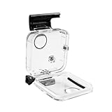 Toddmomy Wasserdichtes Schutzgehäuse für 360° Kamera Fusion Tauchen Stoßfestes Unterwassergehäuse mit Hochtransparentem Glas und Robustem PC Material Leichter Kameraschutz für