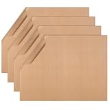 4 Stück 30 x 40cm Dauerbackfolie Backpapier Wiederverwendbar Dauerbackfolie für Backofen PTFE Antihaftbeschichtung Backfolie Zum Backen und Bügeln von Hitzepresse